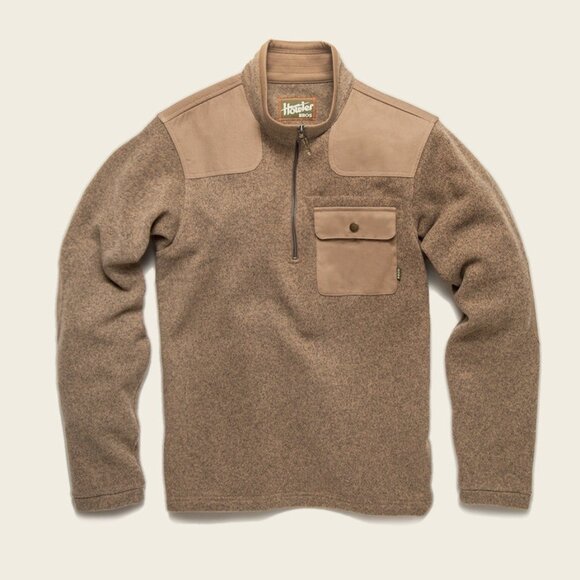 Howler Brothers Dispatch Fleece Pullover in Tan Size Medium - Picture 1 of 5